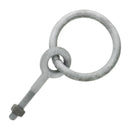 3/8" x 2-1/2" Chicago Hardware Drop Forged Hot Dip Galvanized Regular Ring Eye Bolt