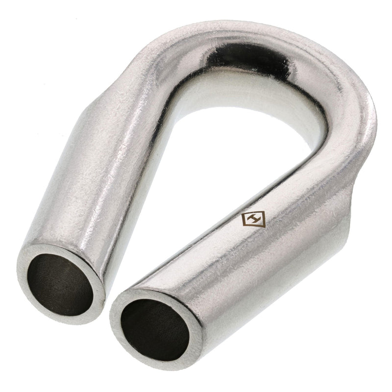 3/8" - 7/16" Stainless Steel Tubular Thimble
