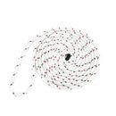 3/8" x 25' Double Braid Nylon Dock Line, White