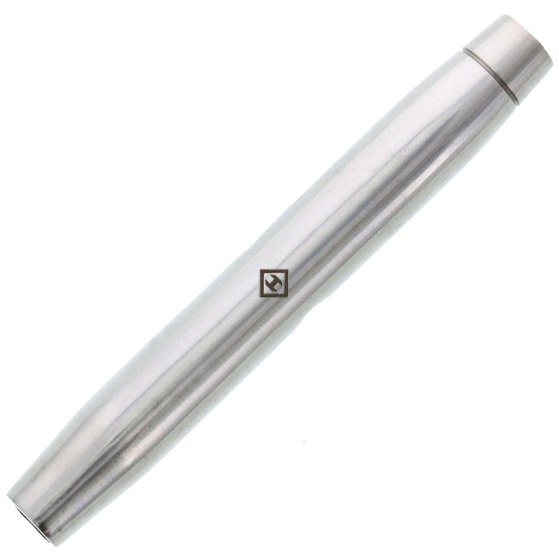 3/8" x 4-15/16" Stainless Steel Pipe Style Turnbuckle Body