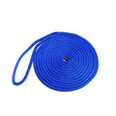 3/8" x 20' Double Braid Nylon Dock Line, Blue