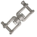 3/4" Stainless Steel Jaw x Jaw Swivel