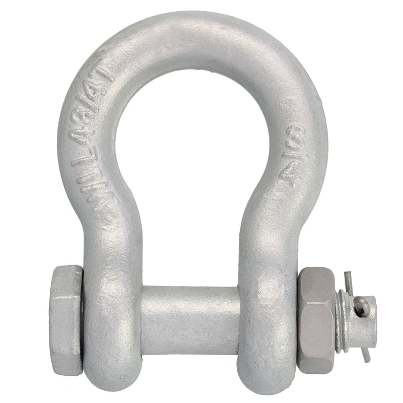 3/4 in., 4.75 ton, Galvanized Bolt-Type Anchor Shackle