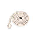 three quarter inch double braid nylon fender gold and white United Strands alt