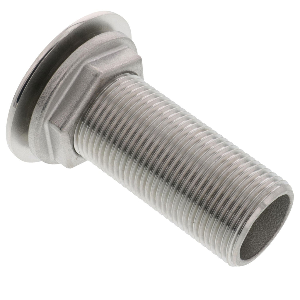 Threaded stainless thru-hull exhaust fitting 22, 24, 38mm - General  Components