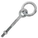 3/4" x 8" Chicago Hardware Drop Forged Hot Dip Galvanized Regular Ring Eye Bolt