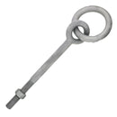 3/4" x 10" Chicago Hardware Drop Forged Hot Dip Galvanized Regular Ring Eye Bolt