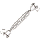 3/16" x 2-3/4" Stainless Steel Jaw x Jaw Turnbuckle