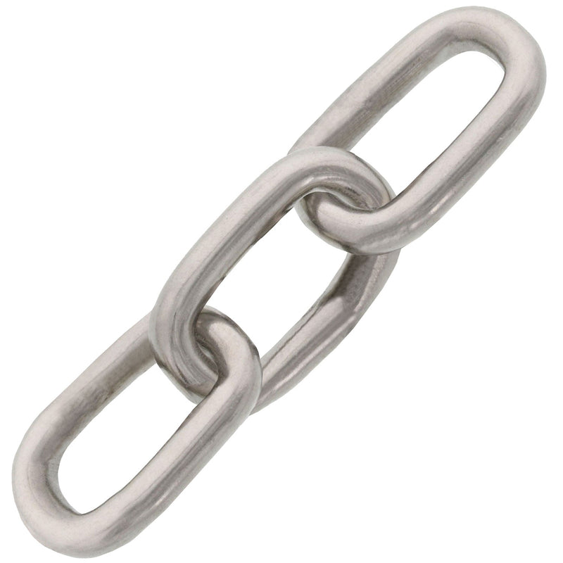 1/4" Type 316, Stainless Steel Chain (Sold Per Foot)