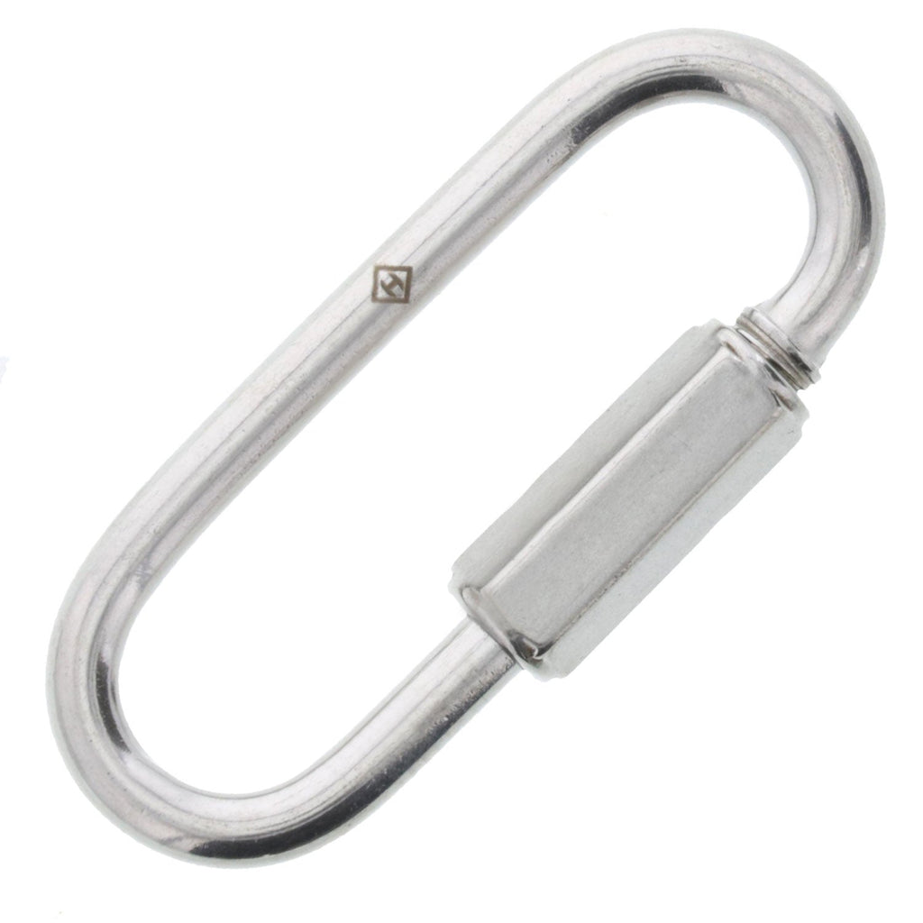 1/4 Stainless Steel D Ring with Clip