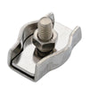 Stainless Steel Stamped Single Cable Clamp