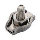 3/32" Stainless Steel Stamped Single Cable Clamp