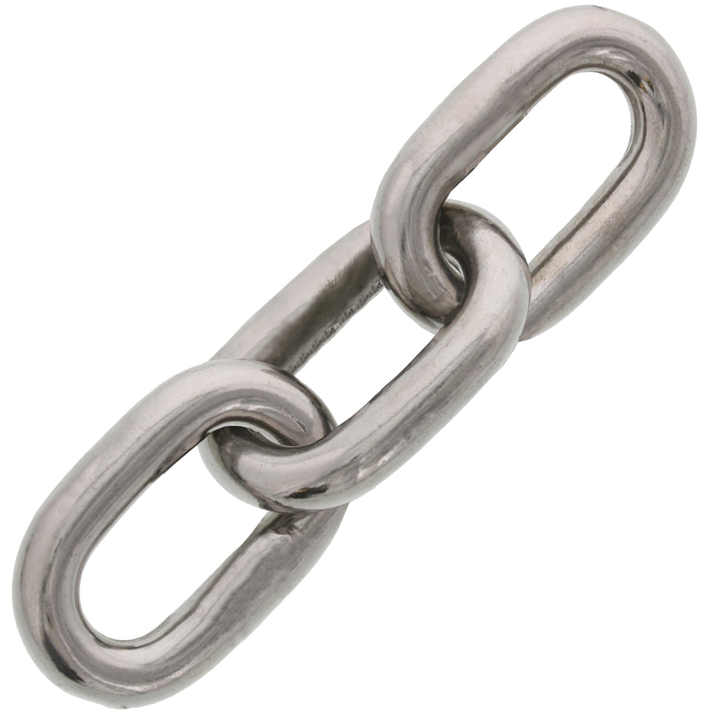 1/4 Type 304, Stainless Steel Chain (Sold Per Foot)