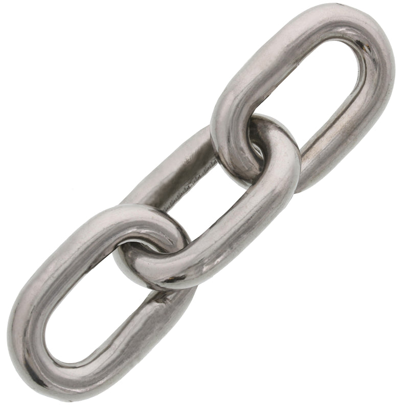 3/8" Type 304, Stainless Steel Chain (Sold Per Foot)