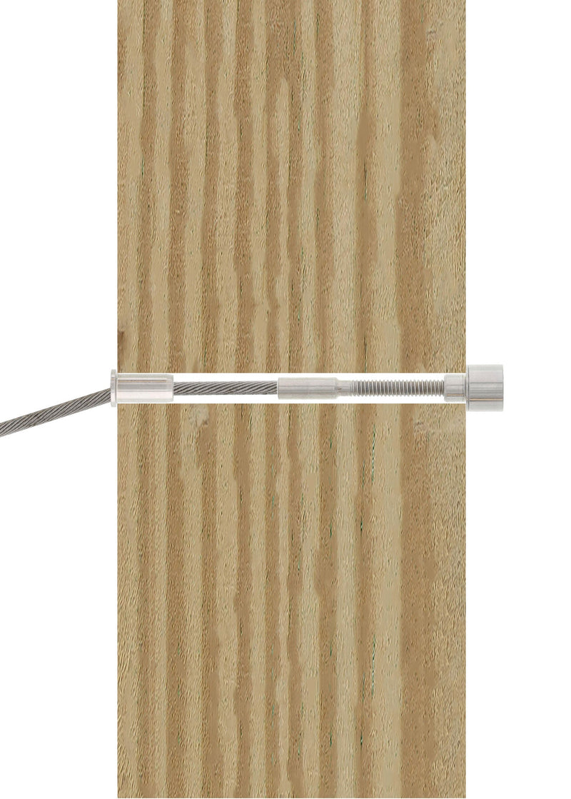 transition post protector with swage stud