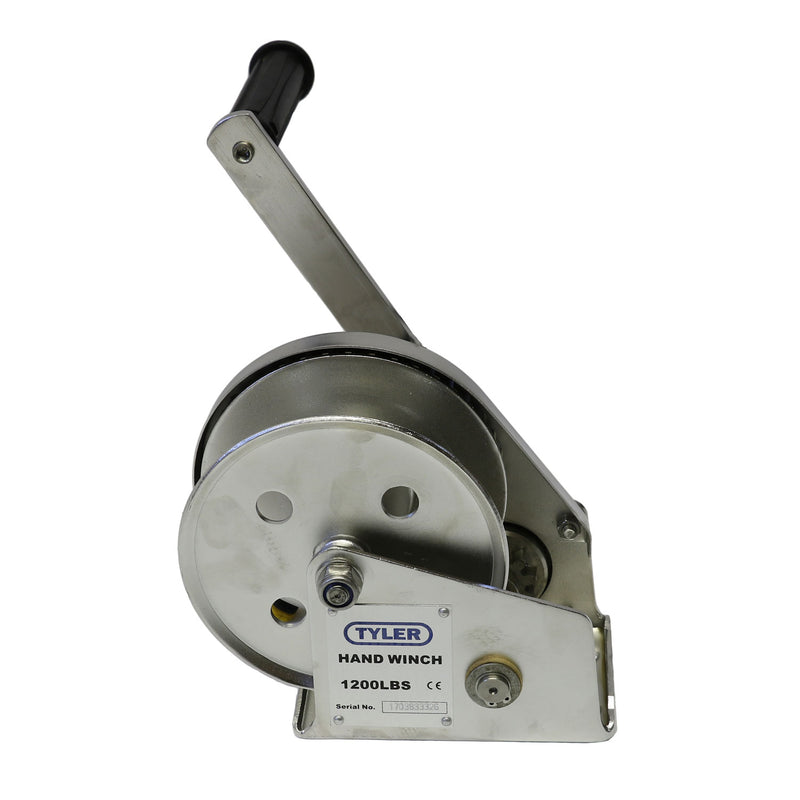 1200 lb WLL Tyler Tool Stainless Steel Hand Winch