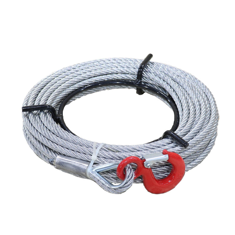 7/16" x 65' Winch Cable for Tyler Tool Aluminum Wire Rope Winch Model AW-160