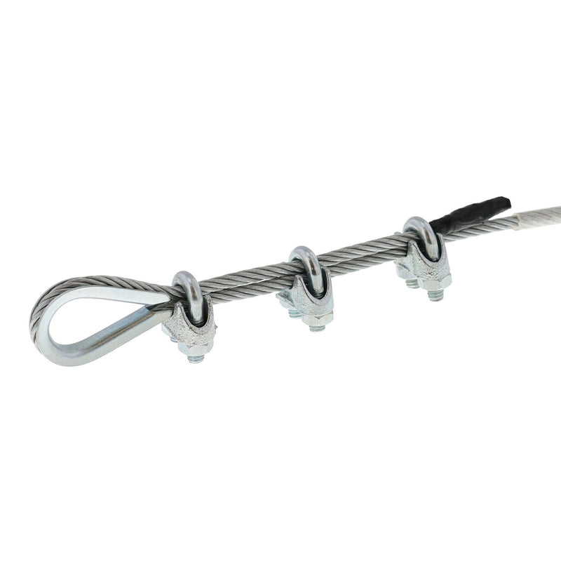 1/4 Zinc Plated Malleable Wire Rope Clip